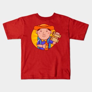 Traveller Man Kids T-Shirt
